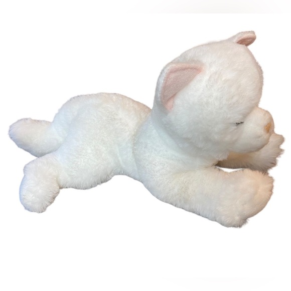 Douglas White Kitty Cat Softie Plush Stuffed Animal 11" - Picture 5 of 8